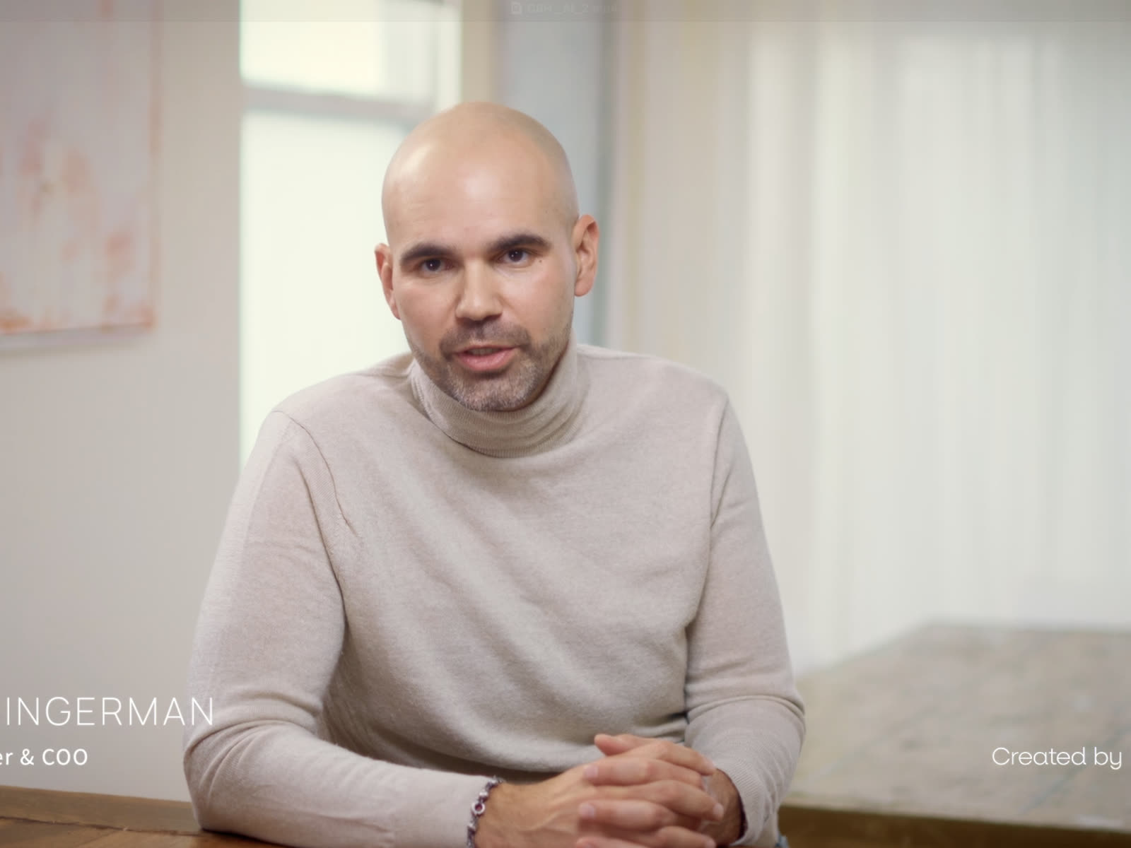 Created By Humans: The argument — Story still