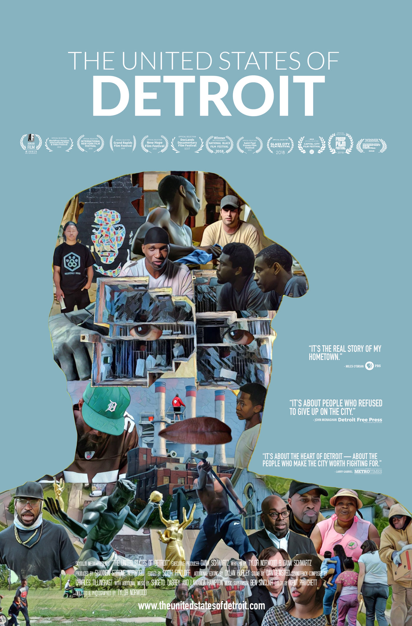The United States of Detroit — theatrical key art poster